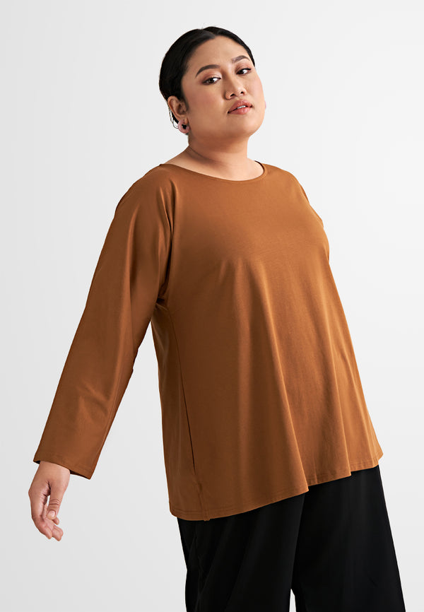 Calista EVERYDAY Loose-fit Crop Sleeve Tshirt