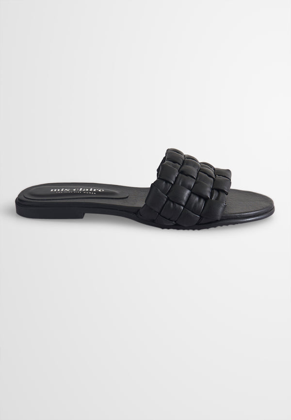 Cullen Soft Cushion Plaited Slide Sandals