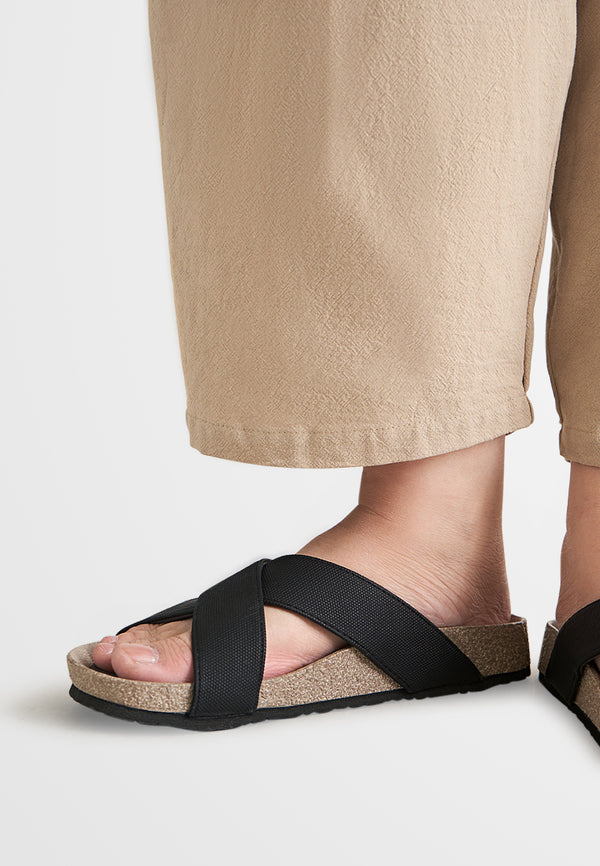 Jane Cross Strap Cushion Lightweight Sandals