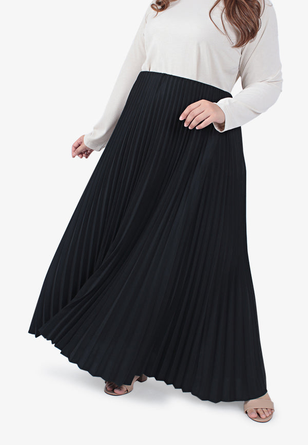 Posey Pretty Pleated Long Skirt