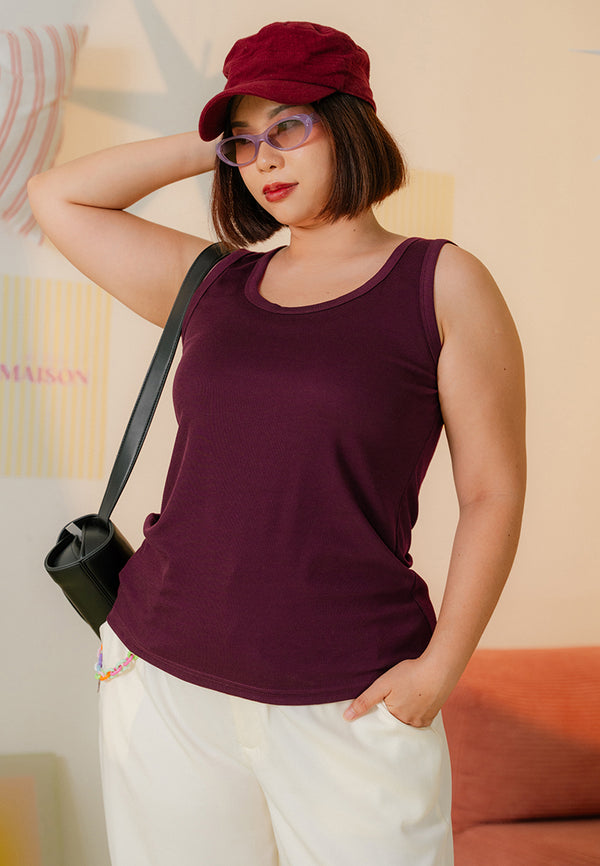Anila Basic Ribbed Tank Top