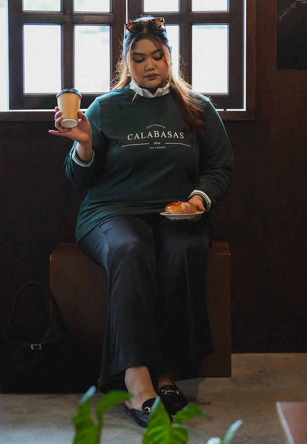 Calabasas Stripe Wrist Jumper Tee