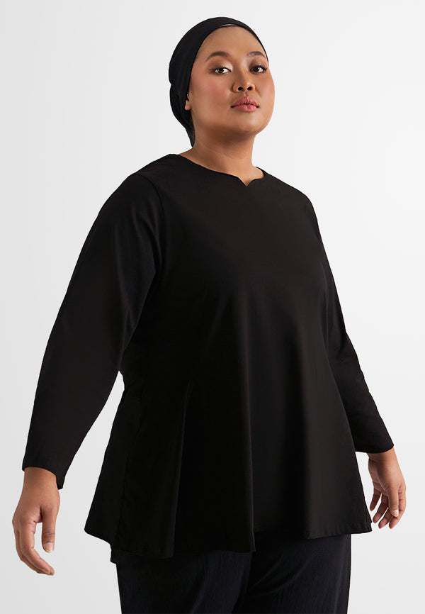 Casie EVERYDAY Long Sleeve Peplum Tee