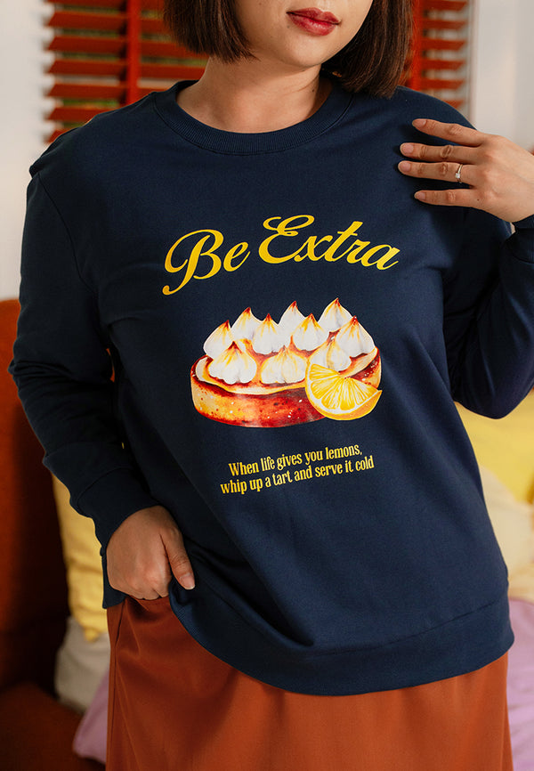 Charvi Lemon Tart Graphic Jumper