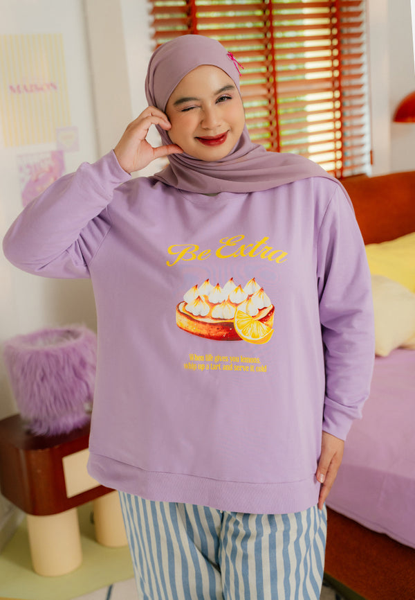 Charvi Lemon Tart Graphic Jumper