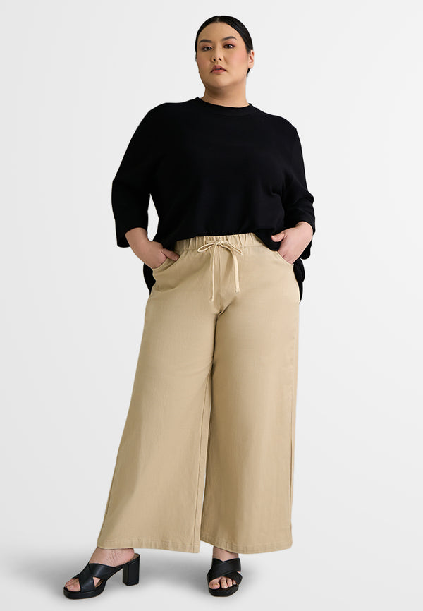 Curtis Cotton Drawstring Stretch Pants (804202)