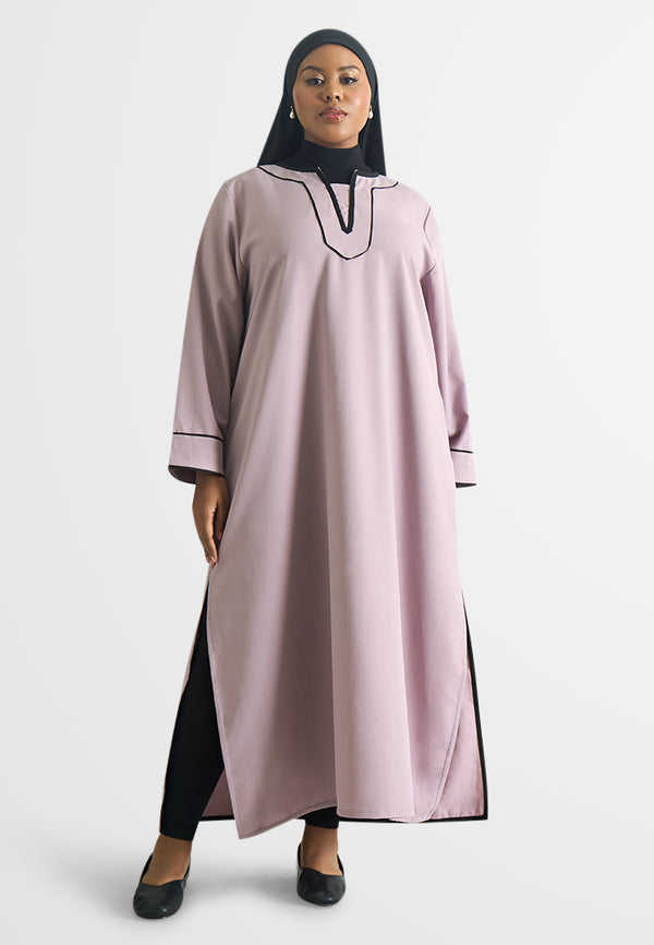 Dalia Demure Side Slit Jubah Dress