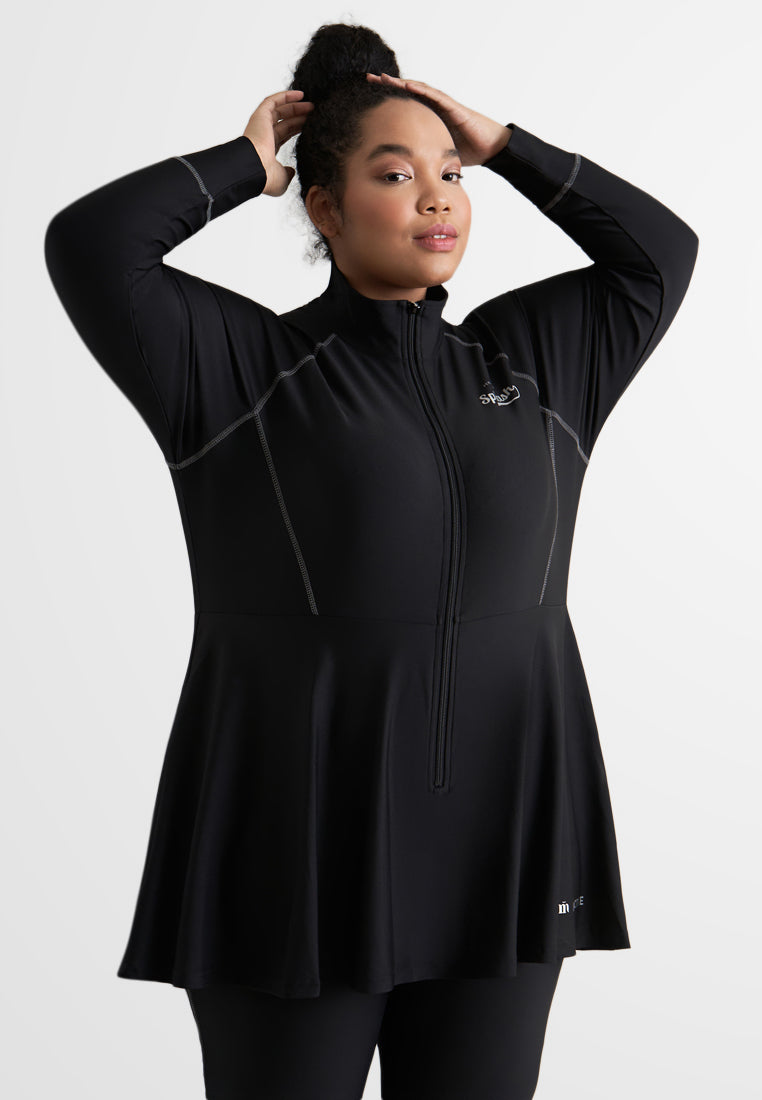 Dolphin Active Swimming Body Suit - Black