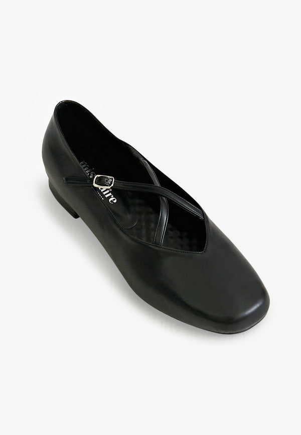 Eboni Adjustable Mary Janes Flats