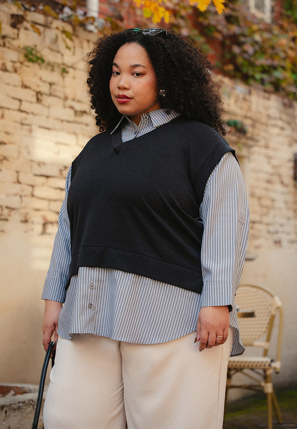 Fenella One-Piece Layered Look Shirt