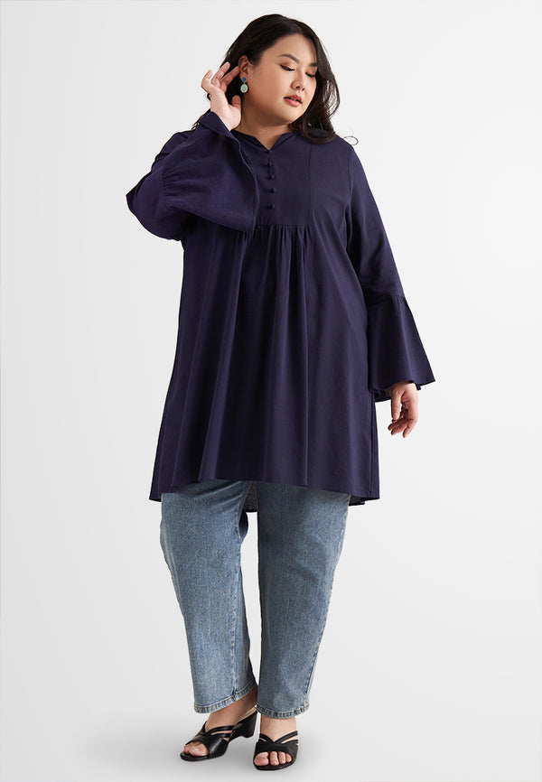 Jayanti Flare Sleeve Empire Blouse