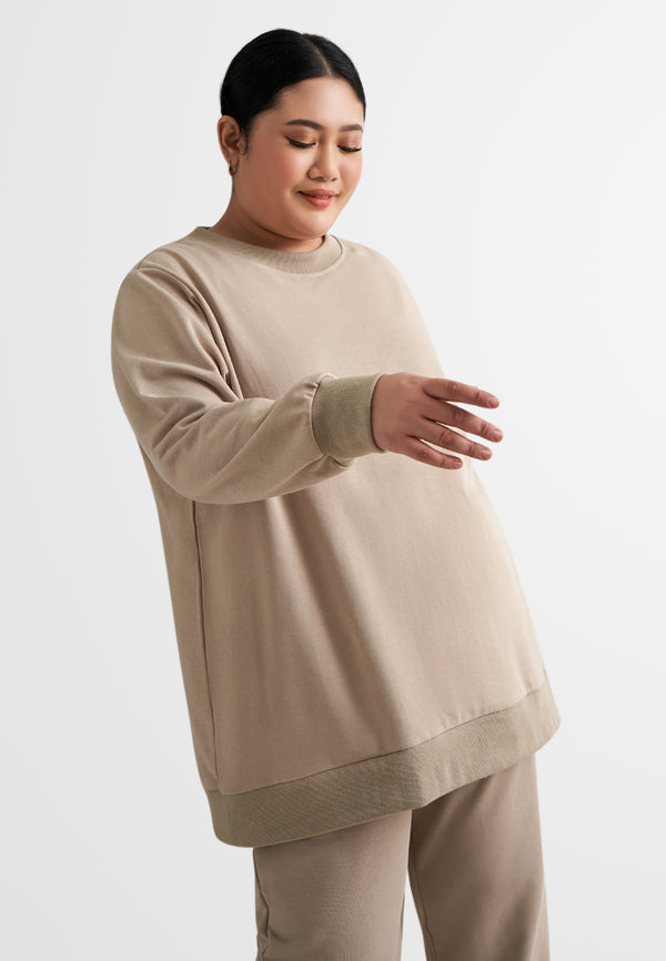 Justina Minimalist Relaxed Jumper Top