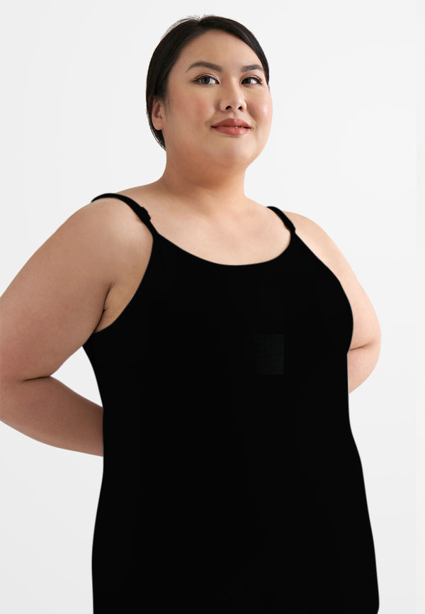 Feena OUTSTANDINGLY SOFT Plus Size Camisole - Black