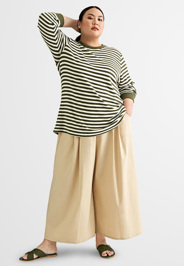 Minka Thick Stripes Jumper Top