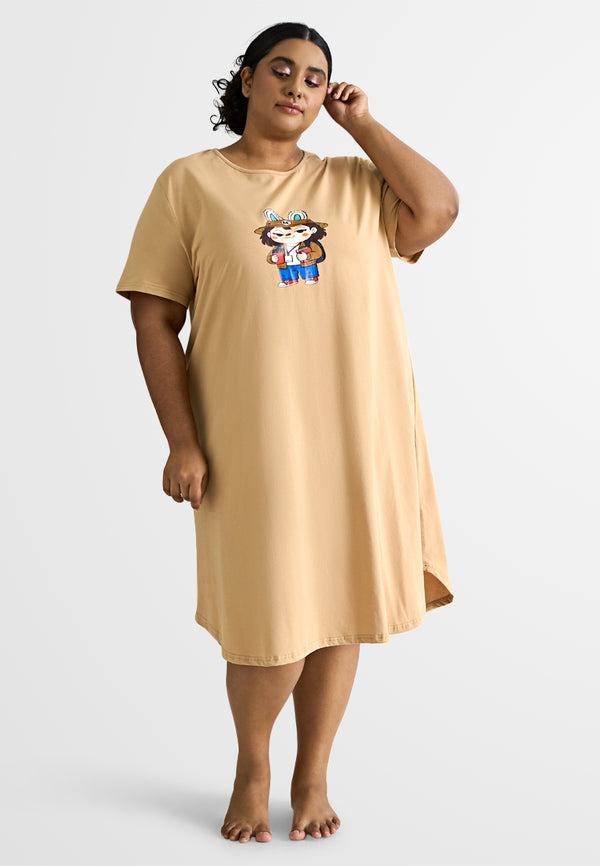 Missy Cotton Jersey Sleep Dress