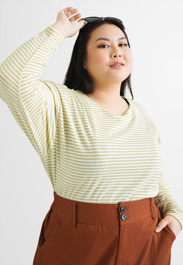 Norine Long Sleeves Striped Top