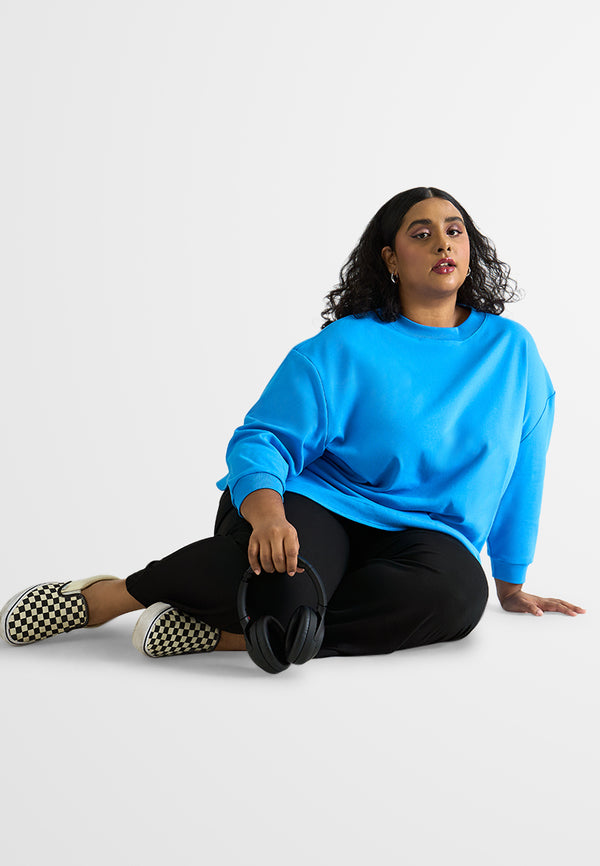 Olin Oversized 3/4 Dolman Sleeves Jumper Tee (705202)