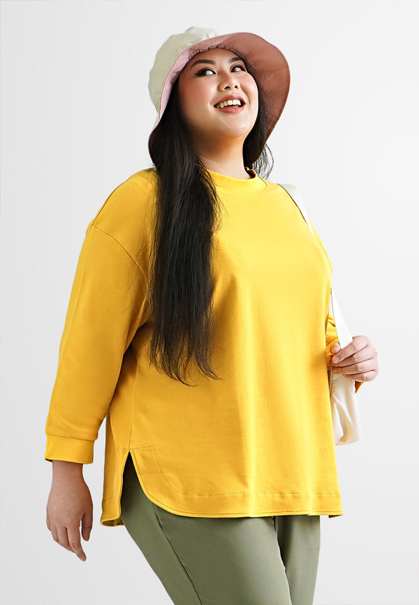 Olin Oversized 3/4 Dolman Sleeves Jumper Tee