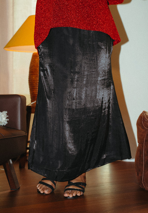 Oriana Shine Mermaid Cut Skirt