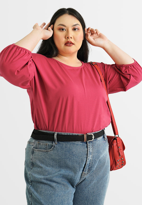 Pammie EVERYDAY Puff Sleeve Tshirt (214202)