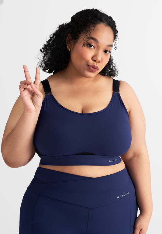 Power Active Adjustable Sports Bra - Black