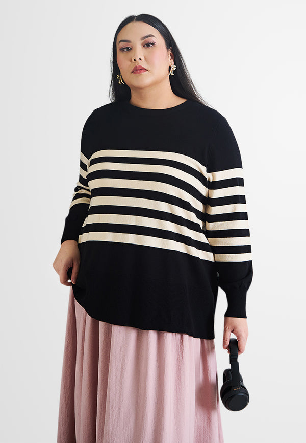 Riya Classic Stripe Knit Top