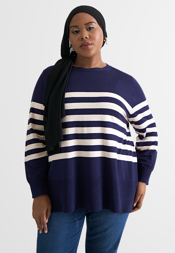Riya Classic Stripe Knit Top