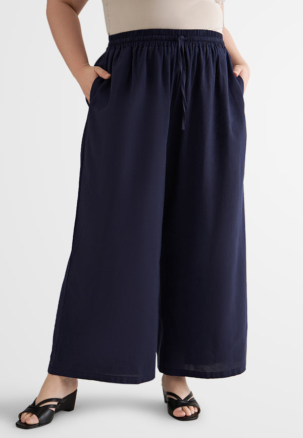 Sahana Straight Cut Flowy Wide Pants