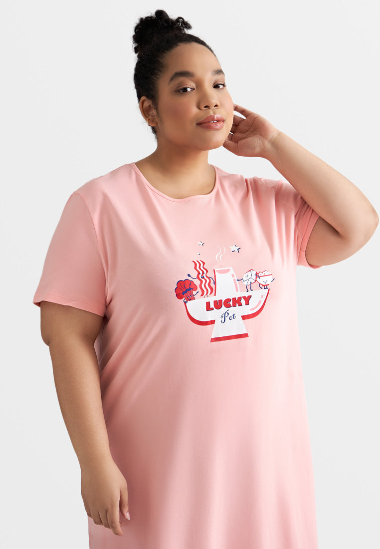 Shui CNY Cotton Jersey Sleep Dress Mis Claire