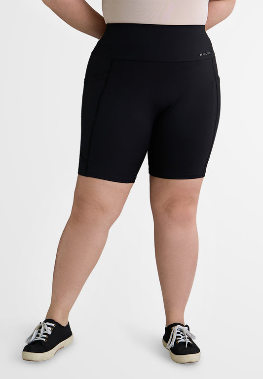 Steps 2.0 Drawstring Activewear Biker Shorts