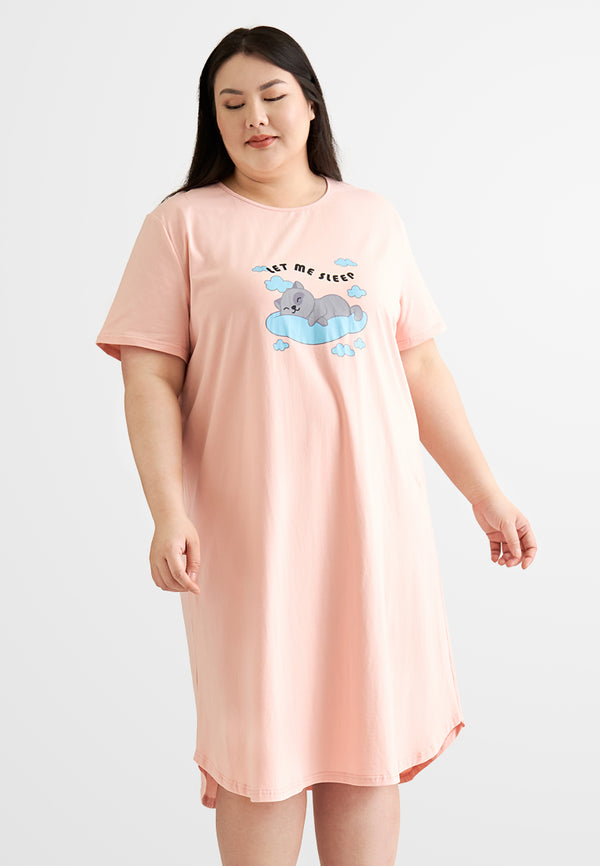 Sybil Cotton Jersey Sleep Dress