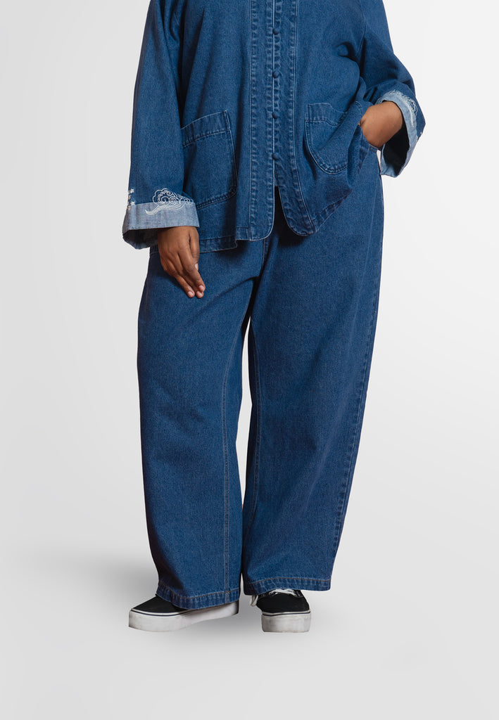 Zaya Denim Baggy Curve Jeans – Mis Claire