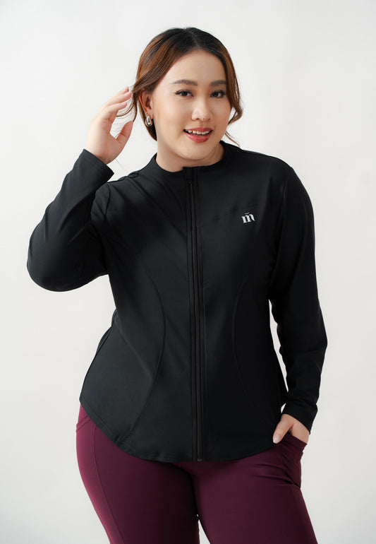 Zoila Zip-Up  Active Wear Jackets