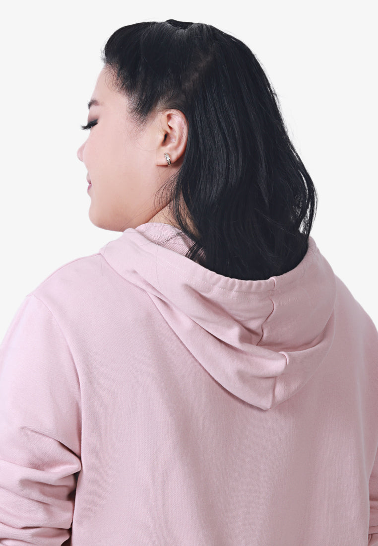 Hera Premium Staycation Long Sleeve Hoodie - Light Pink