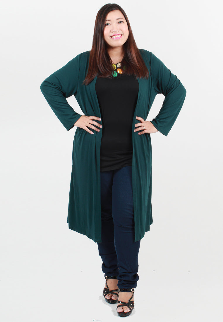 Connie Casual Cardigan - Green (old)