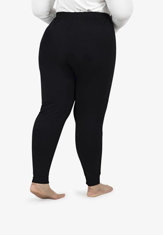 Amber OUTSTANDINGLY SOFT Relaxed Tapered Leggings - Black