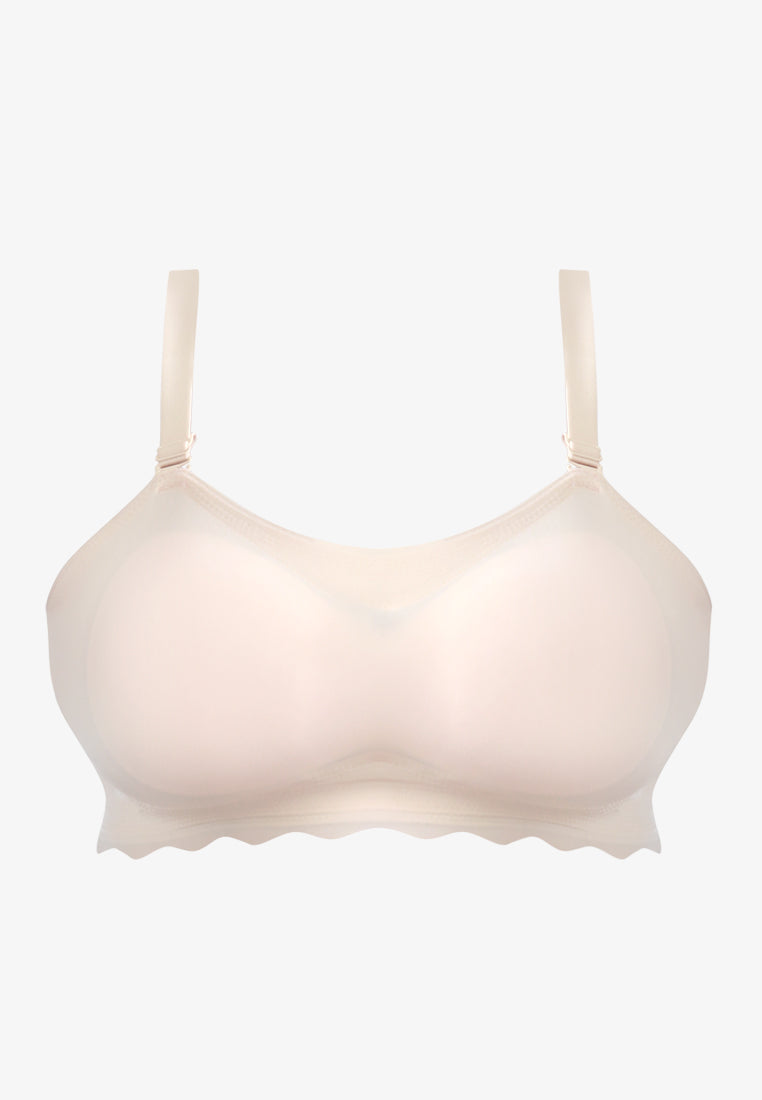 Stacci Multiway Seamless Half Cup Bra - Nude