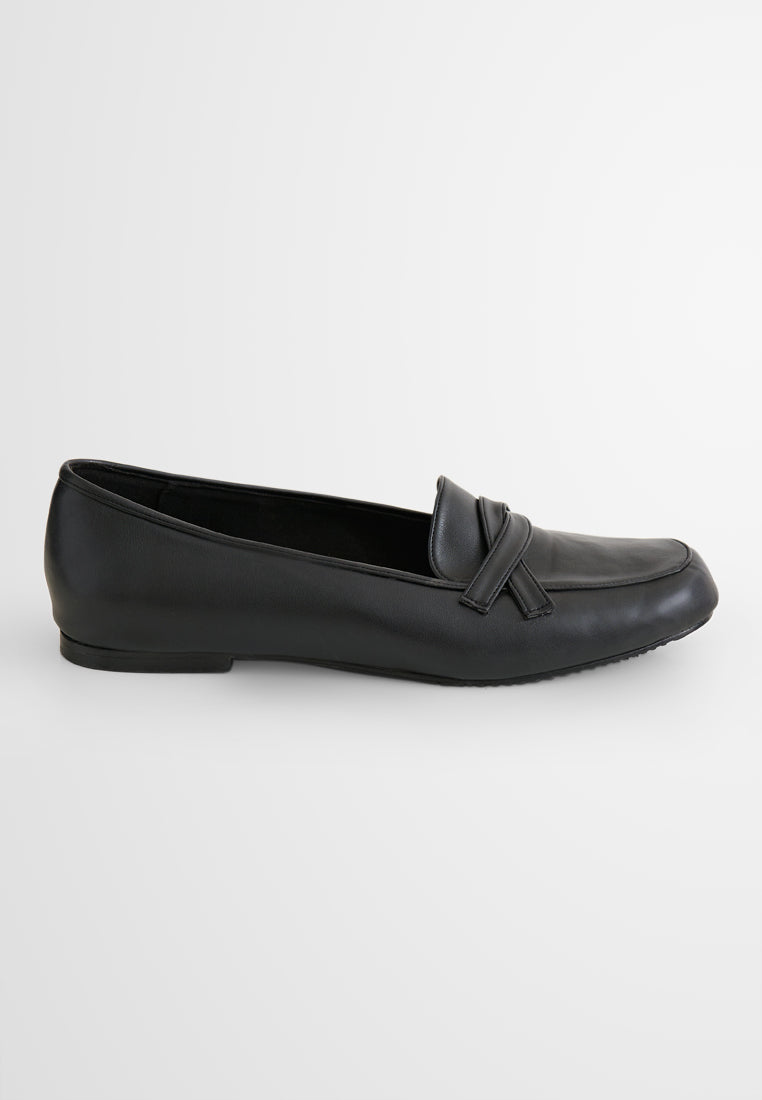 Louisa Classic Soft Loafers - Black