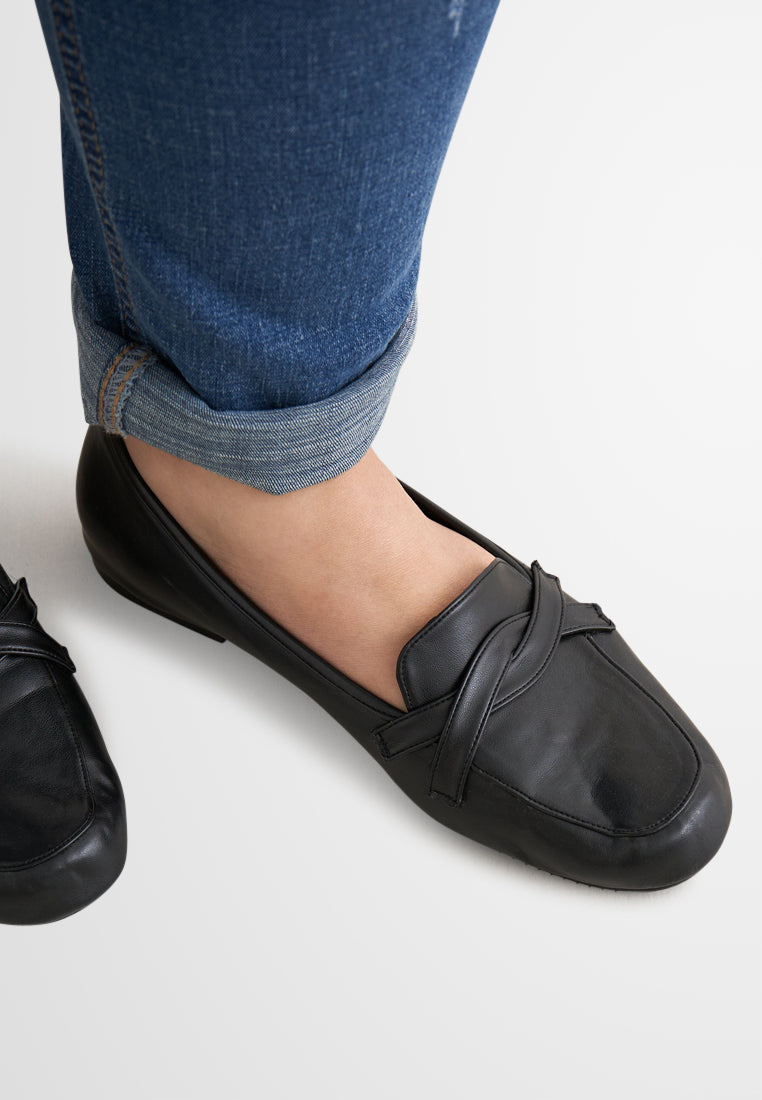 Louisa Classic Soft Loafers - Black
