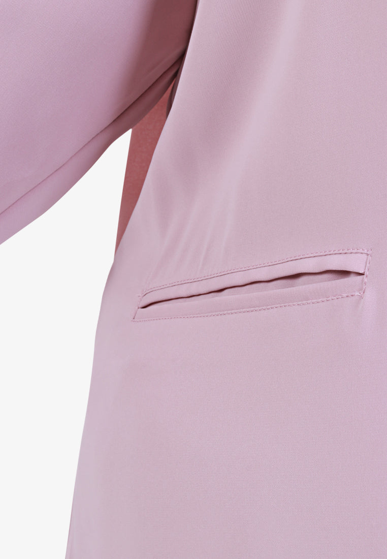 Byeol Korean Inspired Lightweight Soft Blazer - Baby Pink