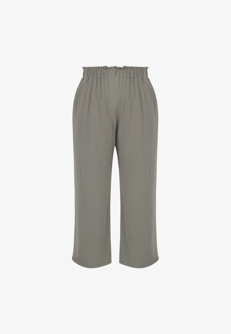 Camryn Comfy High-waisted Pants - Soft Kaya Green