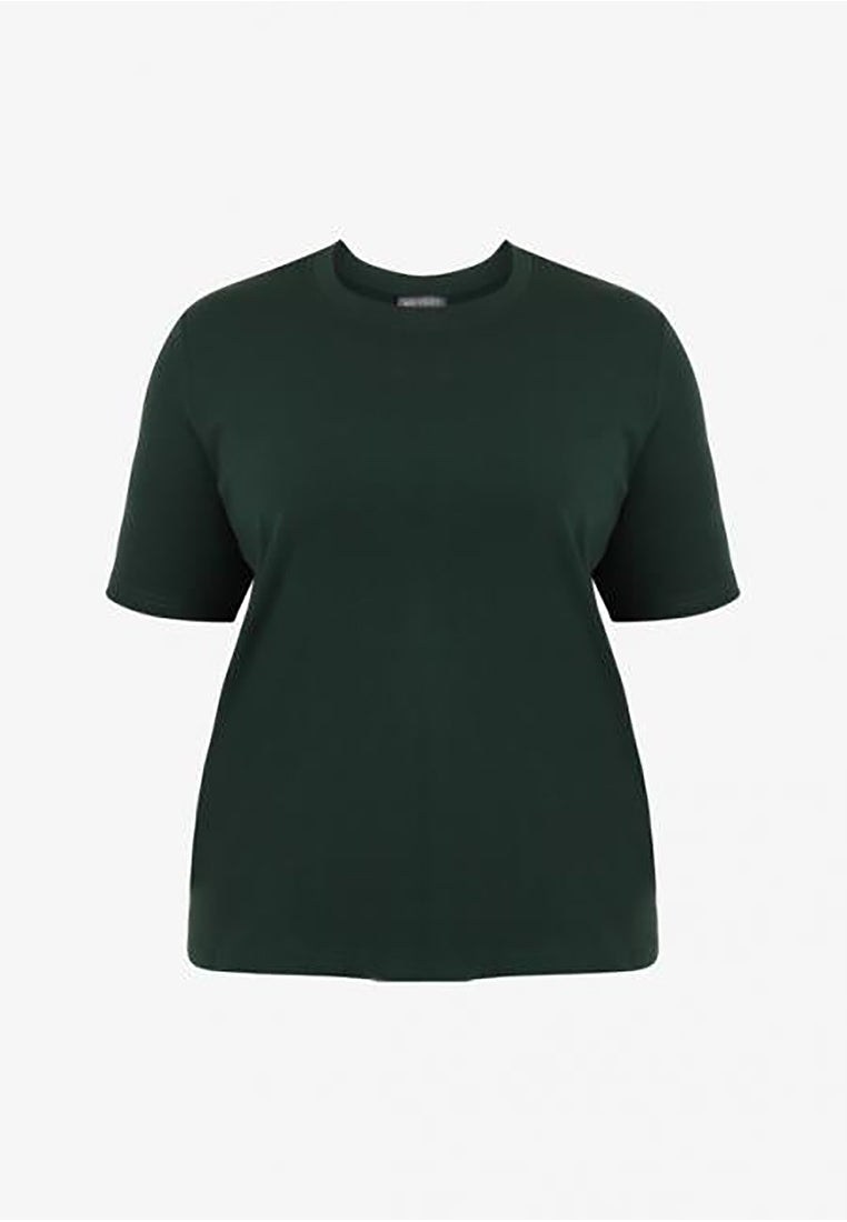 Cleo CLASSIC FINE Short Sleeve Tshirt - Pine Green