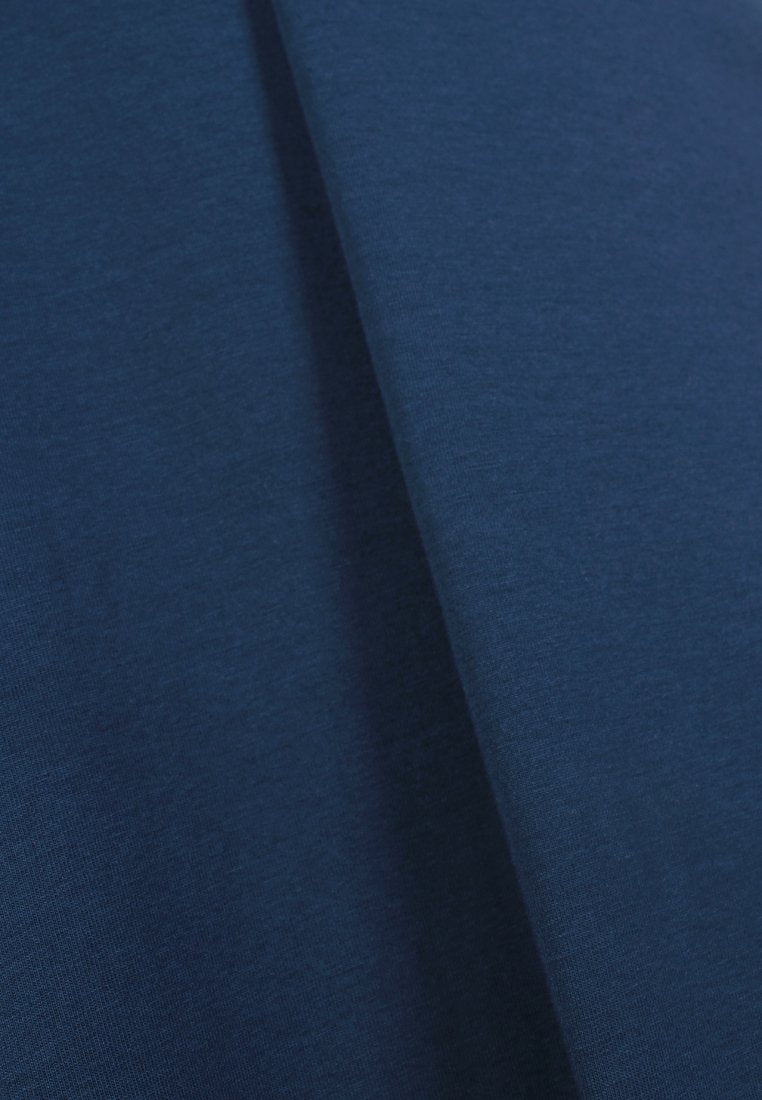 Collins Basic Cotton Midi Dress - Dark Blue