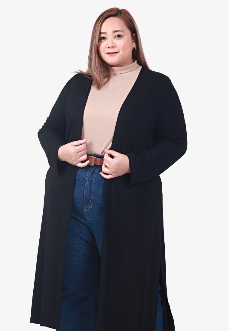 Connie OUTSTANDINGLY SOFT Long Cardigan - Black