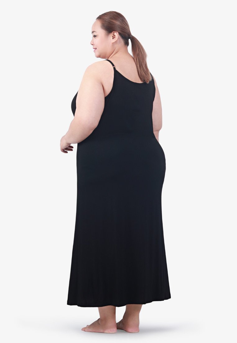 Ethereal INVISIBLE Lightweight Inner Camisole Dress - Black