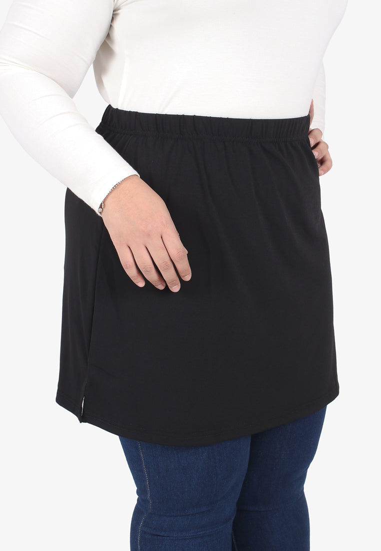 Exora Plus Size Extender Skirt - White