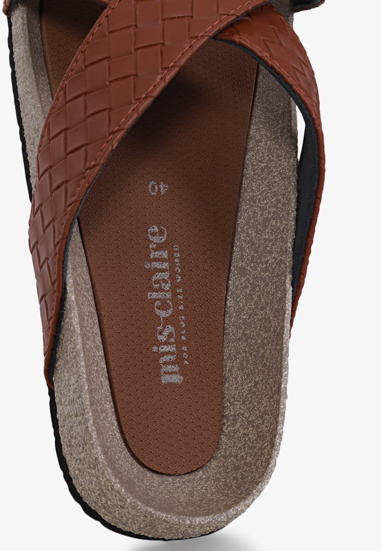 Jane Comfy Lightweight Sandals - Brown