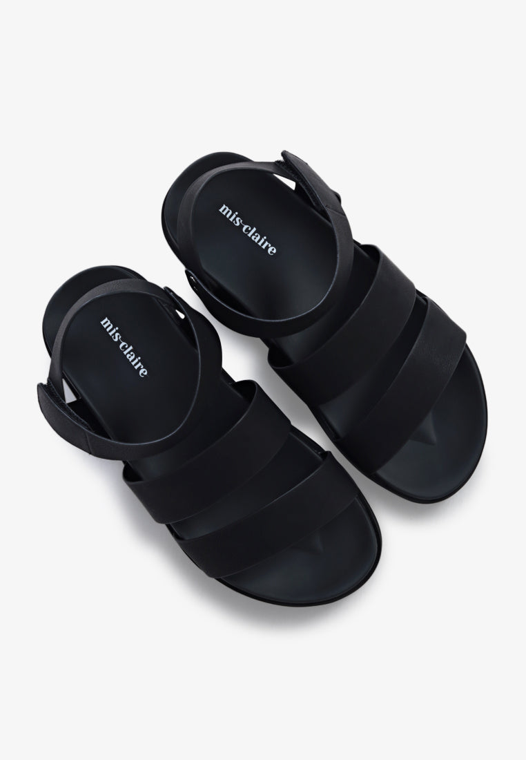Journey Extra Chunky Sandals - Black