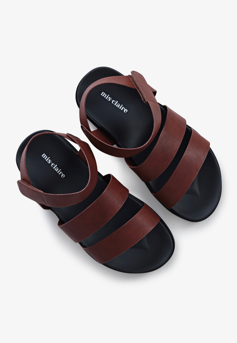 Journey Extra Chunky Sandals - Brown