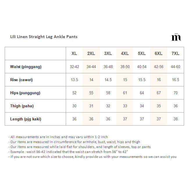Lili Linen Straight Leg Ankle Pants - Khaki